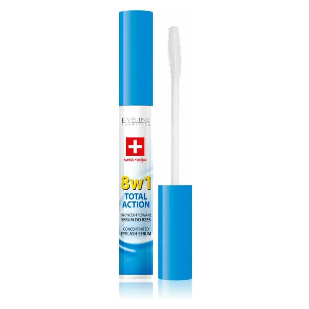 Eveline Cosmetics Multi-purpose Eyelash Total Action 8 in 1 Serum 1x10ML (10 ml) (5901761909982)