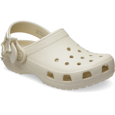 Clog CROCS "Classic Star Buckle Clog K", Mädchen, Gr. 33, Croslite™, beige (frappé), Schuhe Clog, Schlupfschuh, Hausschuh mit leicht genoppter Innensohle