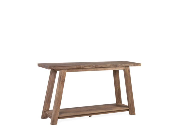 Console en teck recyclé beige L 150