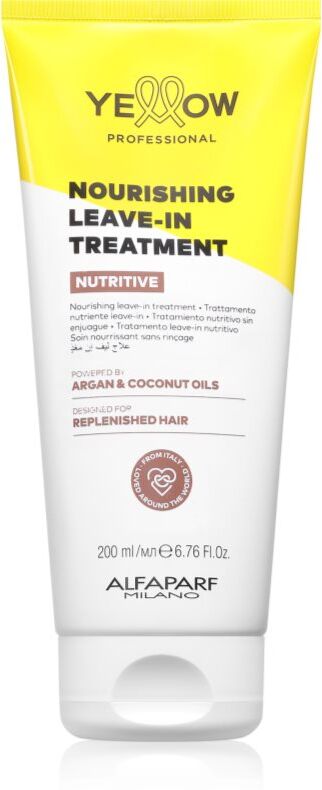 Yellow Professional Nutritive Nourising Leave-in Treatment soin sans rinçage pour cheveux secs et fragiles 200 ml