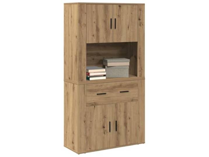 vidaXL Highboard Artisan-Eiche 80 x 33 x 150 cm Holzwerkstoff Dieses Highboard bietet super viel Platz,
