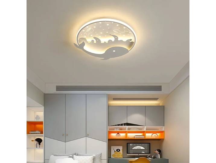 SANDYHA chaud moderne LED plafonnier éclairage romantique pour chambre d'enfants chambre d'enfant Simple intérieur décor à la maison élégant