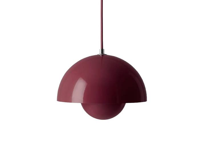 &Tradition Suspension Flowerpot VP1 Dark plum