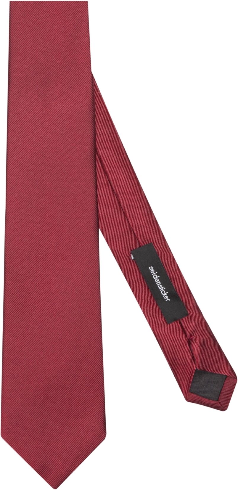 Krawatte SEIDENSTICKER "Schwarze Rose", Herren, rot (bordeaux), Seide, Krawatten Krawatte, Gestreift bordeaux Einheitsgröße