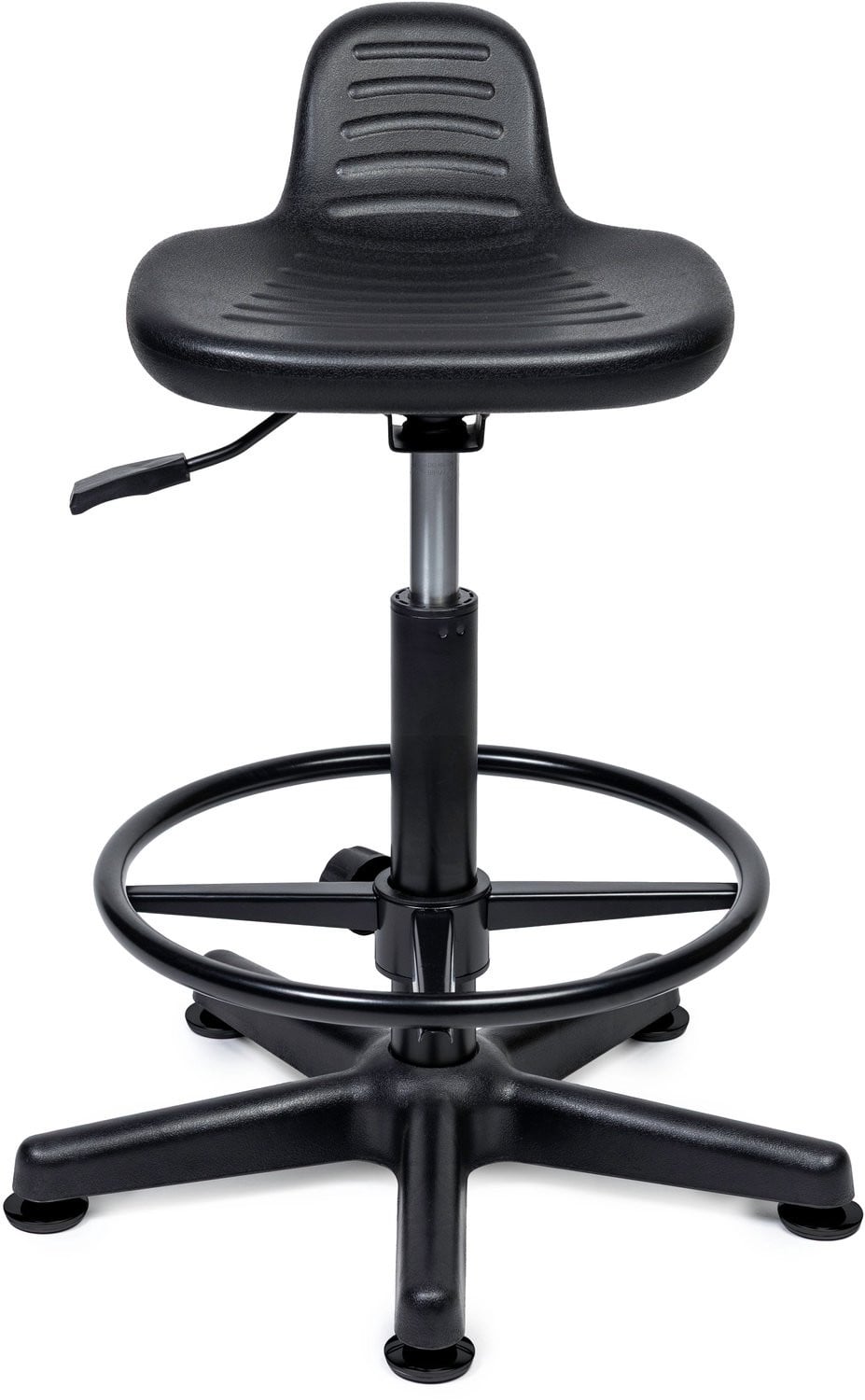 Dromerio Ergonomische Kassakruk Zwart met Voetsteun, Hoogte verstelbaar tussen 55 en 76 cm
