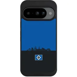Nivocase Handyhülle für Google Pixel 10 Hülle NIVOpure Case Schwarz HSV Hamburg Skyline (Google Pixel 10), Smartphone Hülle, Schwarz