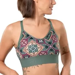 Kari Traa BH Fröya Wool Sports Bra Grün Polyester Medium Damen