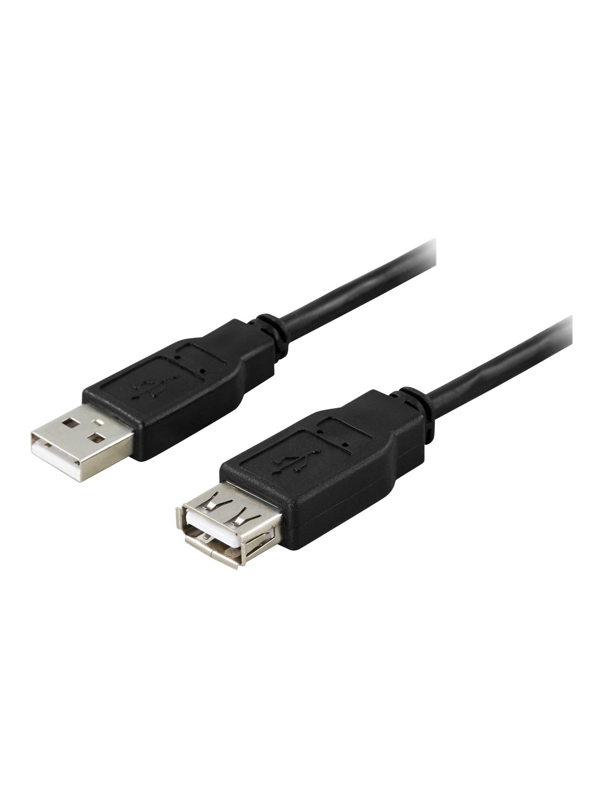 Deltaco USB2-102S - USB extension cable - USB to USB - 20 cm