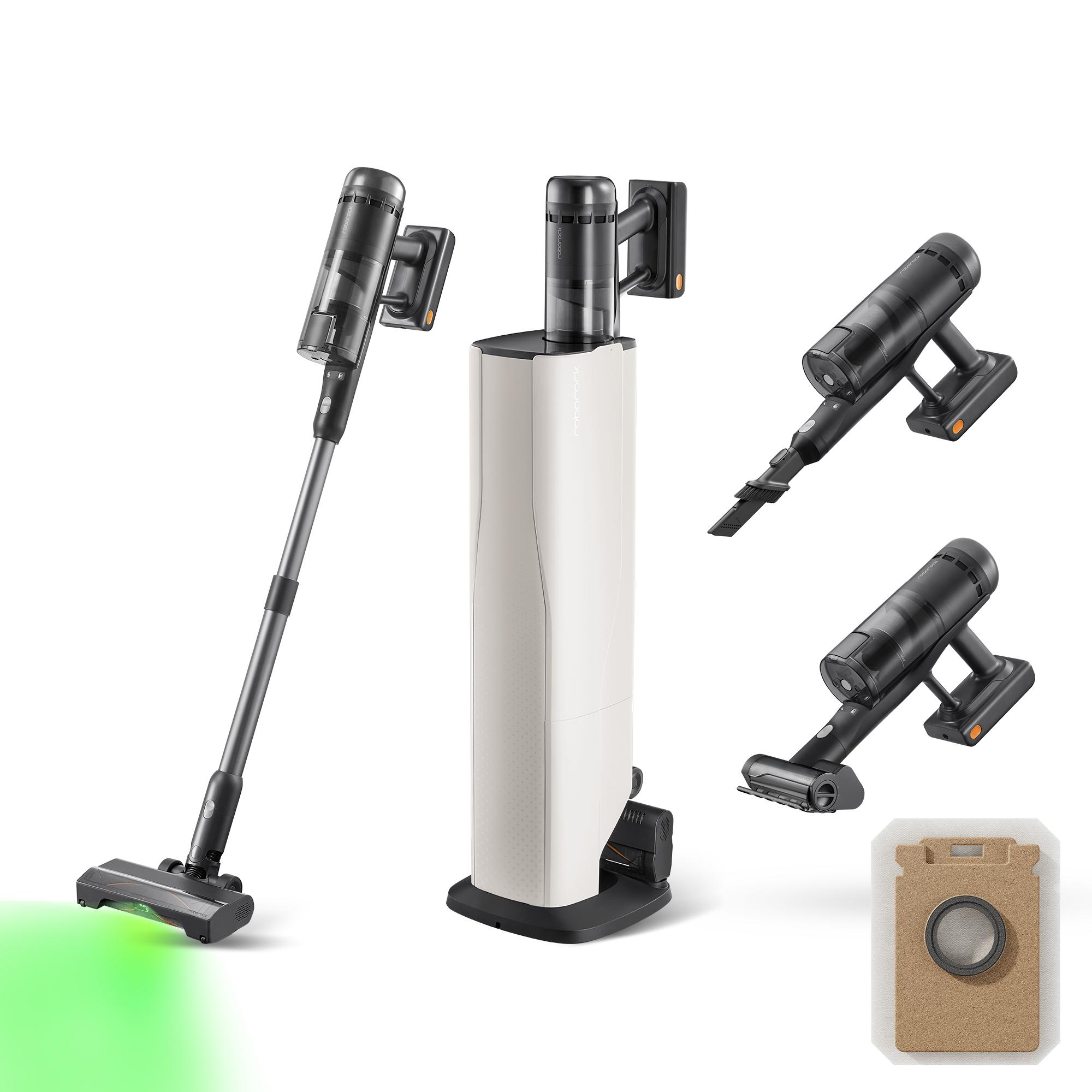 Roborock H60 Hub Ultra Akku Staubsauger mit Absaugstation, 210AW kraftvolle Saugleistung, 90 Min. maximale Laufzeit, Staubsauger kabellos