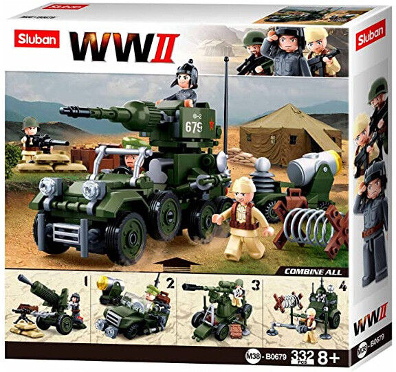 WWII : Army Gift Box 332 pcs - Sluban