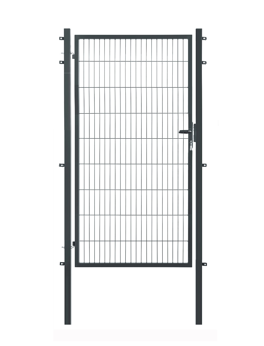 JUNGELMAR Zaun-Einzeltor comfort plus 1-flg. 1200x1800mm anthrazit 16965291
