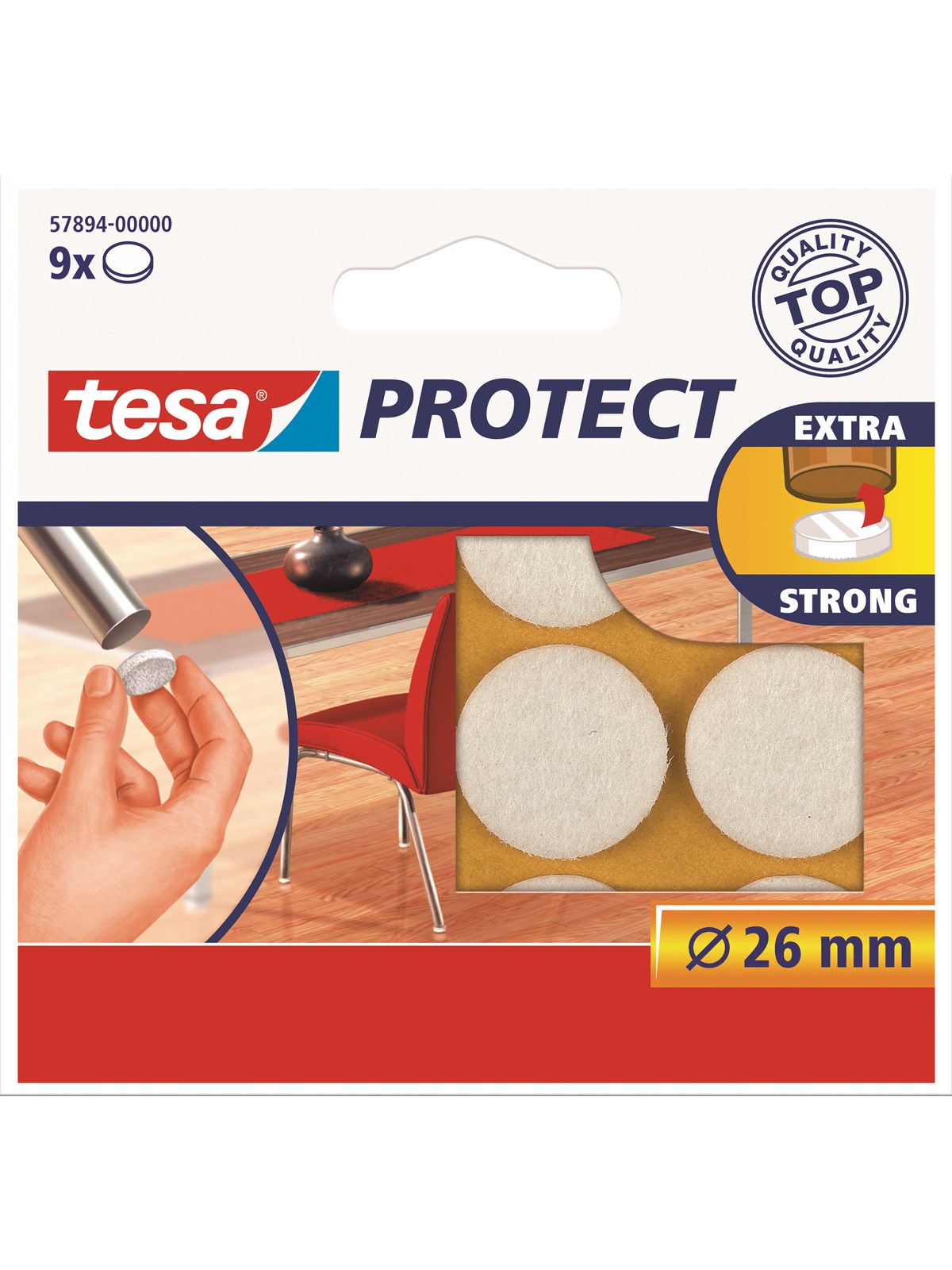 tesa Protect White Felt Anti-Scratch Pads