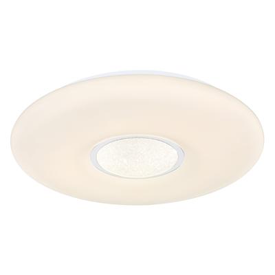 GLOBO LIGHTING LED Deckenleuchte "SULLY", weiß, 1 Stk., Leuchten, Deckenlampe/rund/Wohnzimmer/Schlafzimmer/elegant/rot-grün-blau, LED Deckenleuchte