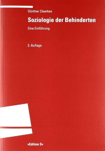 Günther Cloerkes - Soziologie der Behinderten: Eine Einführung - Preis vom 30.09.2026 22:30:23 h