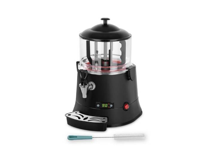Royal Catering Getränkespender Kakaodispenser 5L Heiße Schokolade Kakao Dispenser Milchwärmer