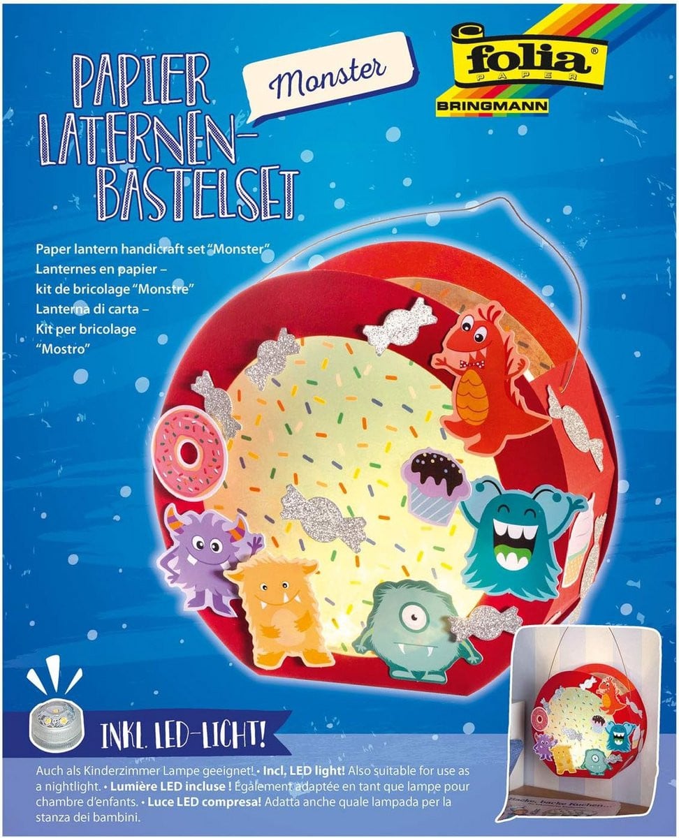 Lantaarn Knutselset met Monster Motief