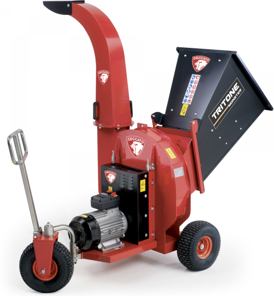 Ceccato Olindo Tritone Monster Electric - Elektro Häcksler - 400V - 12,5 PS