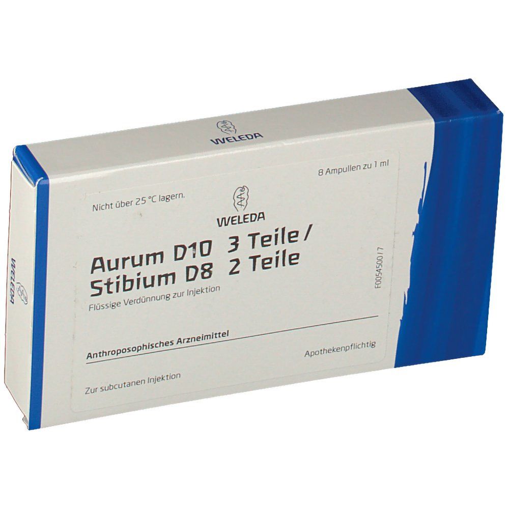 Aurum D 10/Stibium 8 Ampullen 8x1 ml
