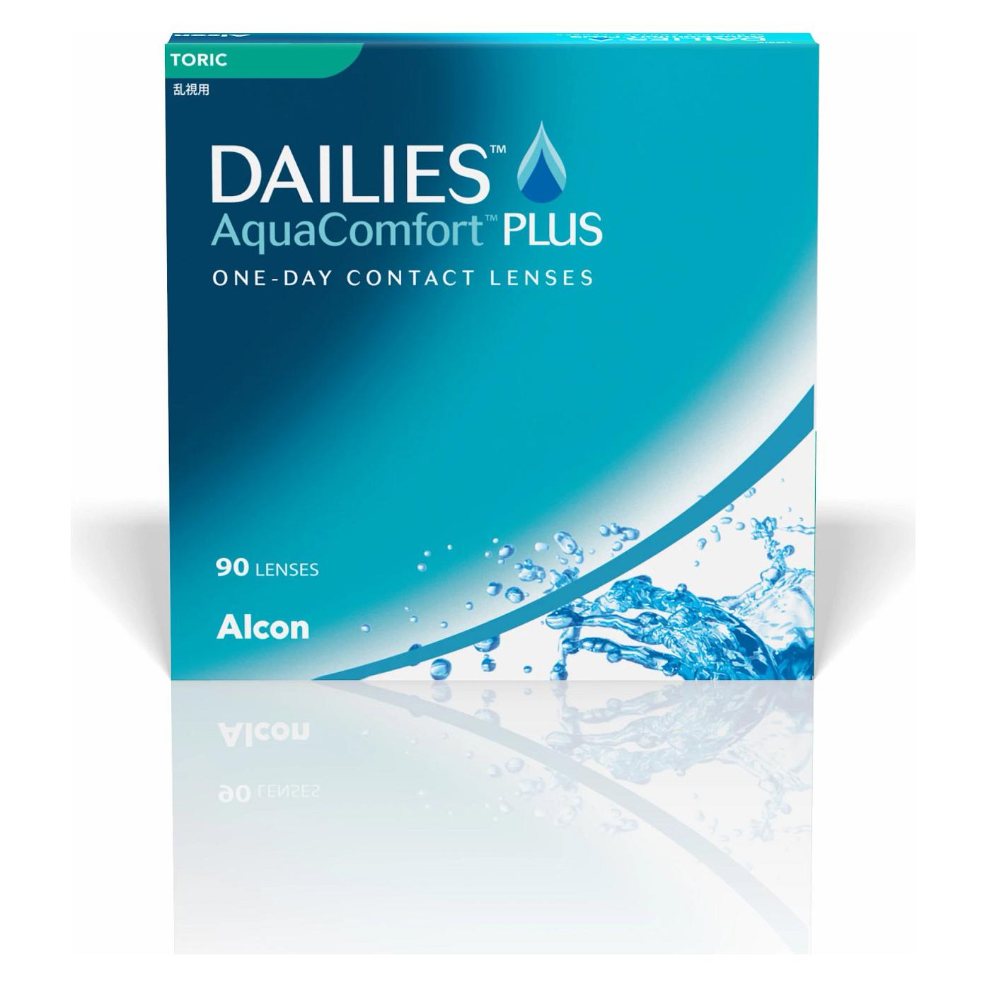 Dailies AquaComfort PLUS Toric (keine Korrektur, Tageslinse, 90 Stk., Torisch) (25069155)