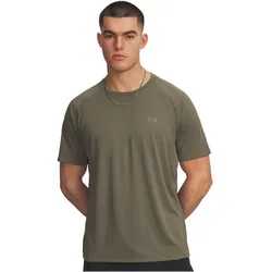 Under Armour, Herren, Sportshirt, Tech (L), Grau, Grün, L