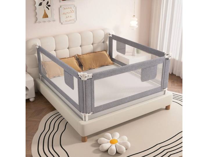 Rail de sécurité pour lit latéral, garde-corps de sécurité pour bébé, barrière Anti-chute, clôture de sécurité pour lit, sans perceuse, adapté à plusieurs lits