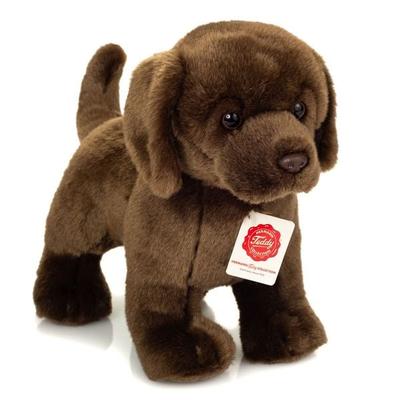 Teddy Hermann 91997 - Labrador braun stehend, Plüsch, 30 cm