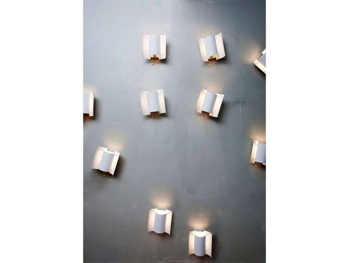 Butterfly Wandleuchte Matt White - Northern - Wohnzimmer - Metall
