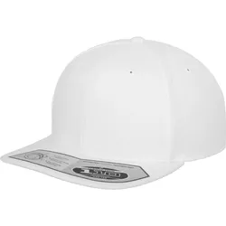 Flexfit 110 Fitted Snapback Cap, white