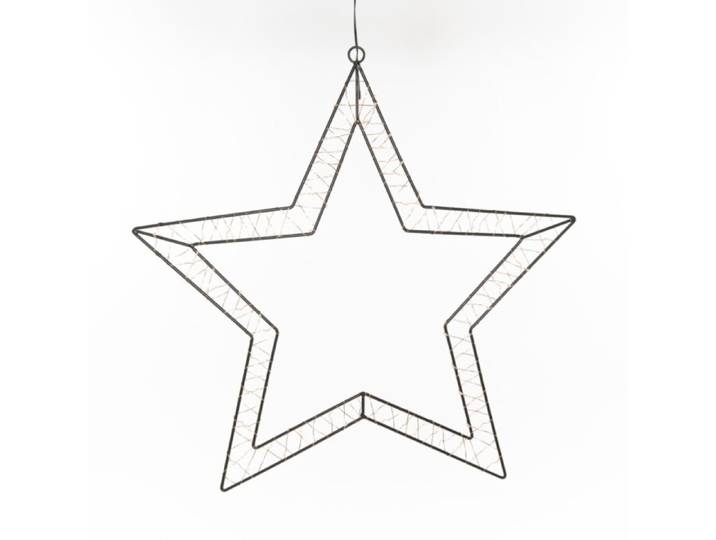 LED Stern, schwarz, 50 cm