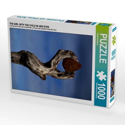CALVENDO Puzzle THE GIRL WITH THE CHILD IN HER EYES 1000 Teile Puzzle hoch | 1000 Teile Lege-Größe 64 × 48 cm Foto-Puzzle für glückliche Stunden