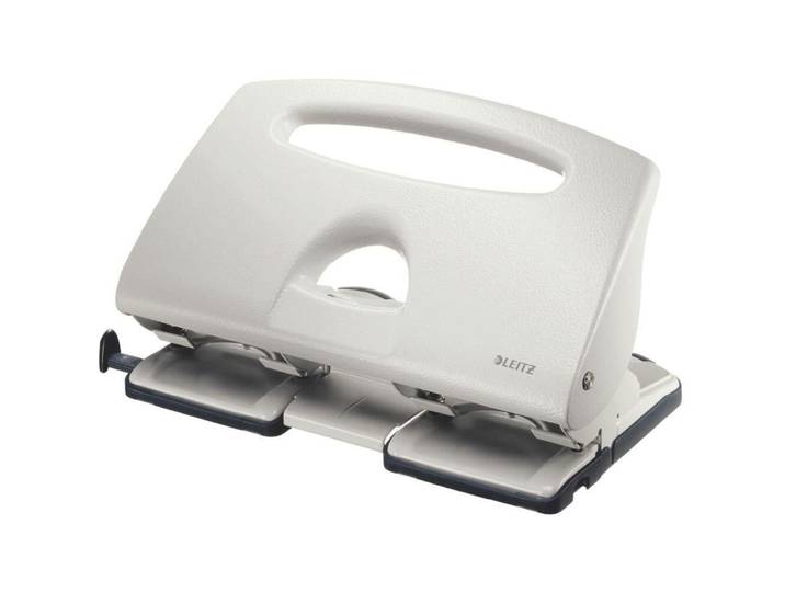 Doppellocher Leitz 4mm AS Für Ringbücher mit 4 Ringen - Farbe: Grau - Locher