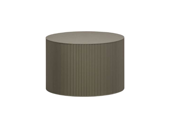 Runder Design Beistelltisch „Sanno“ Khaki De Eekhoorn
