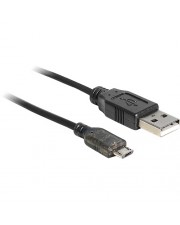 Delock EASY-USB USB-Kabel Mini-USB Typ B M bis USB M 5 m Schwarz (83365)