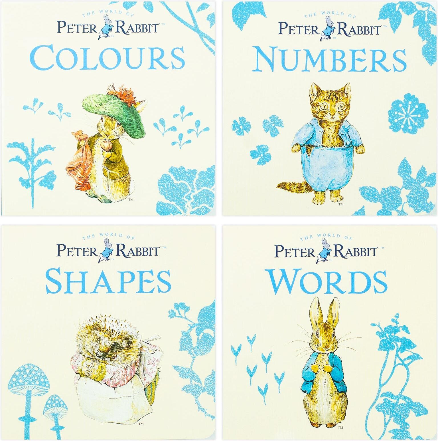Warne Peter Rabbit My First Little Library Board Books Box Set (Words, Shapes, Numbers & Colours)