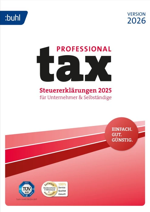 tax 2026 Professional, Finanz-Software ESD