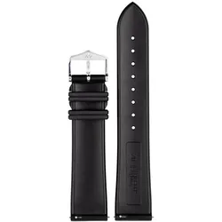 Hirsch 40458850-2-22 Uhren-Armband Hevea L 22 mm Kautschuk Schwarz