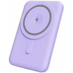 Yenkee Powerbank Weiss 5000 mAh (5000 mAh), Powerbank, Violett, Weiss