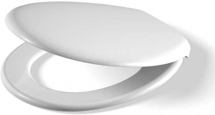 Pagette Pagette Saxo WC siège 794920202 blanc, avec revêtement, fixation en acier inoxydable