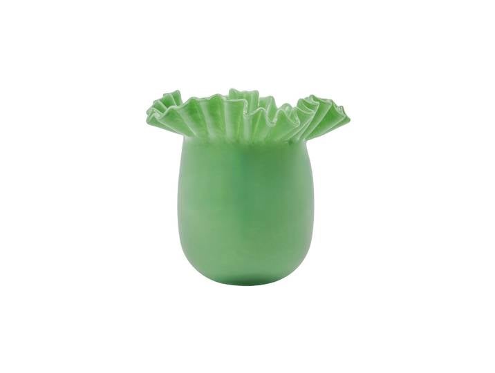 Vase en verre vert Flee