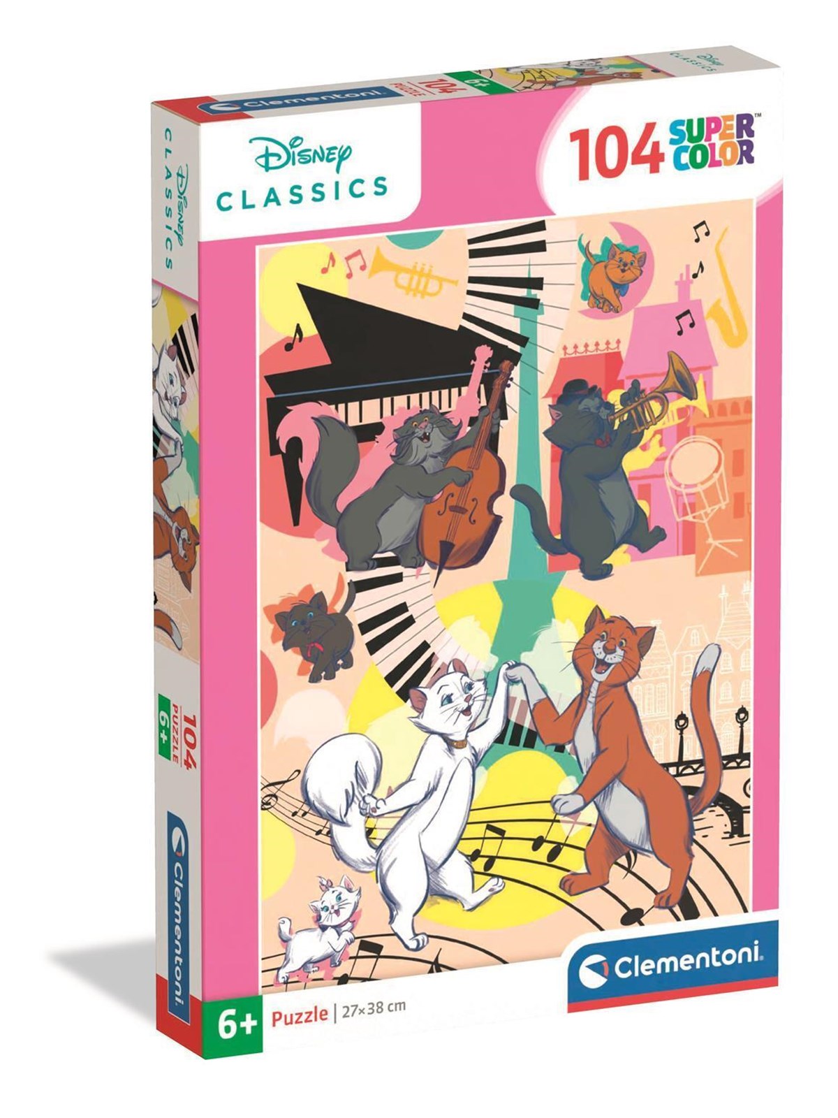 Clementoni Aristocats Puzzle, 104 Teile 2D Puzzles