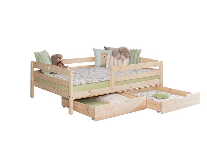 Ticaa Bettgestell Einzelbett „Eli“, Kinderbett, Jugendbett