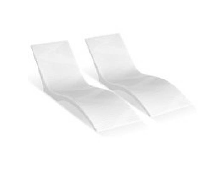 VEVOR Liegestühle 2 Stk. Chaiselongue Liegestühle für den Innenbereich des Pools für Wassertiefen bis zu 12,7 cm, im Pool befestigt und auf dem Wasser schwimmend, geeignet für alle Pooltypen