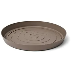 Teraplast ORMA Untersetzer Ø 29 cm - Farbe Sand Beige - Recycelter Kunststoff - UV-beständig & Frostfest für Innen & Außen