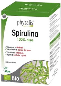 Physalis Spirulina 100% Pura Bio 200 Tabs