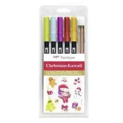 Tombow, Malstifte, Dual Brush Pen Etui (6x)
