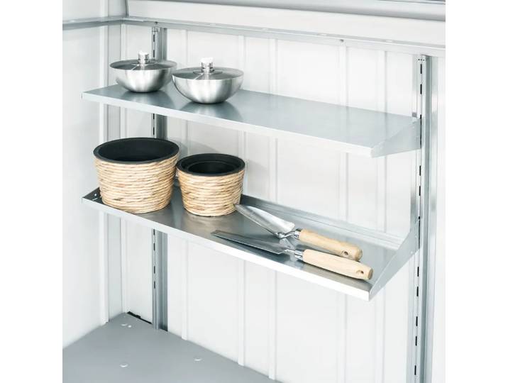 Regalboden-Set Storemax 190, Biohort, silber, Metall