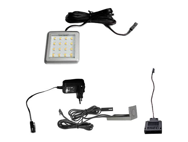 Spot LED encastrable de plafond 6 x 2 x 6cm Beige Plastique