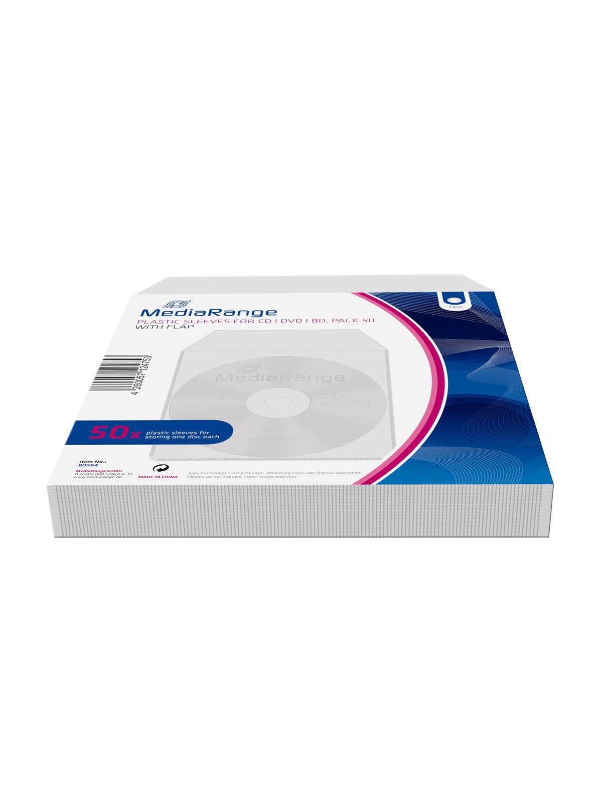 MediaRange CD/DVD Hülle