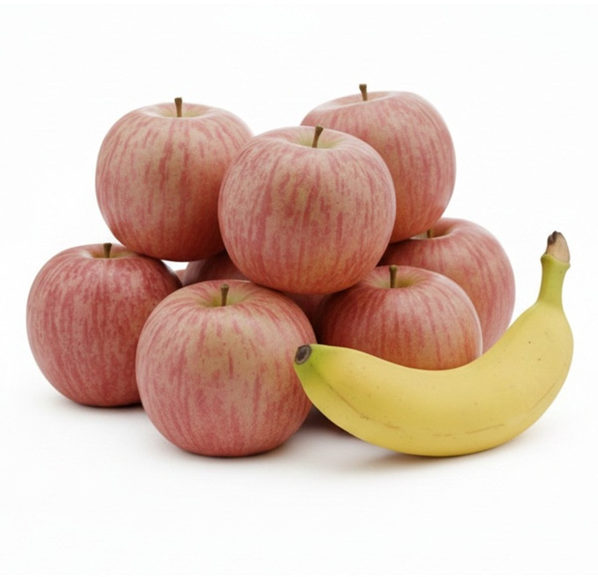 Bellatio Design Kunstfruit Banaan en Appels - Real Touch Decoratie