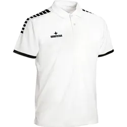 DERBYSTAR Primo Poloshirt weiß/schwarz 3XL
